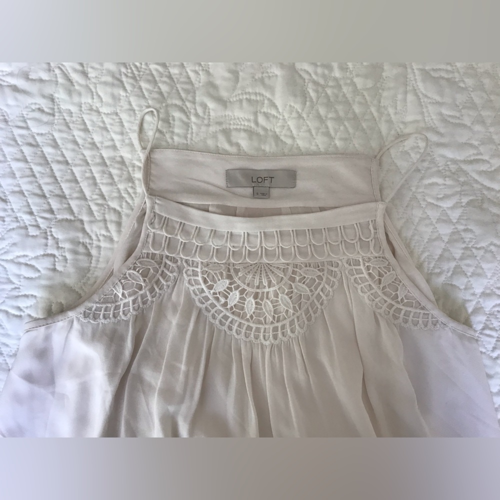 Loft Cream Tank Top - Picture 4 of 7